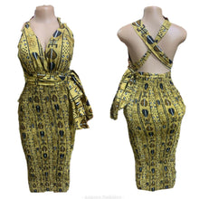 Load image into Gallery viewer, Infinity Ankara Bodycon Dresses