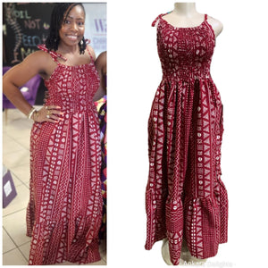 Ghana Tied Shoulder Princess Dresses