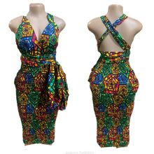 Load image into Gallery viewer, Infinity Ankara Bodycon Dresses