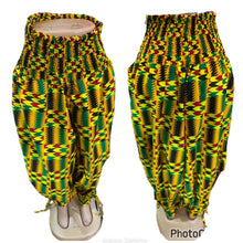 Load image into Gallery viewer, African Print Cutout Harem Pants