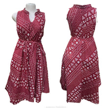 Load image into Gallery viewer, African Print Belted Shift Dress