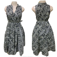 Load image into Gallery viewer, African Print Belted Shift Dress
