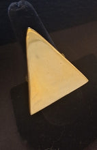 Load image into Gallery viewer, Adjustable Kenyan Brass &#39;Pyramid&#39; Rings