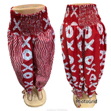 Load image into Gallery viewer, African Print Cutout Harem Pants