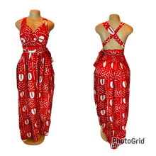 Load image into Gallery viewer, African Print Infinity Maxi Dresses