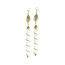 Load image into Gallery viewer, 'Milk &amp; Honey' Bone Earrings II