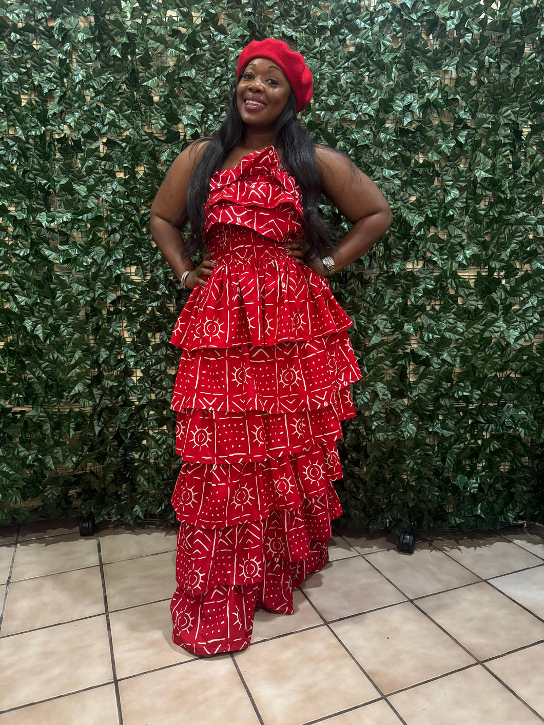 Ghana Multi-Layered Statement Dress