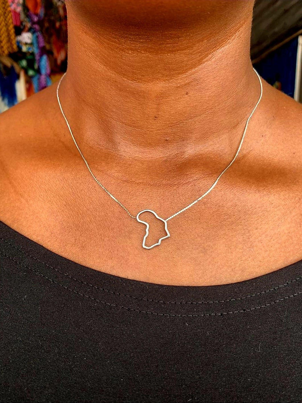 Ghana Silver Africa Pendant Necklaces