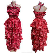 Load image into Gallery viewer, Ghana Multi-Layered Statement Dress
