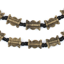 Load image into Gallery viewer, Côte d&#39;Ivoire Brass Baule Bead Necklace