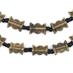 Côte d'Ivoire Brass Baule Bead Necklace