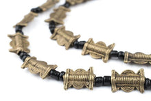 Load image into Gallery viewer, Côte d&#39;Ivoire Brass Baule Bead Necklace