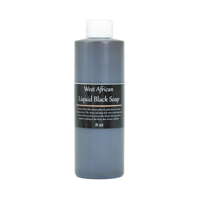 West African Liquid Black Soap (8oz)