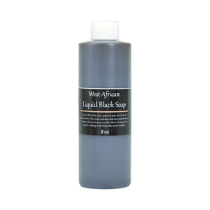 West African Liquid Black Soap (8oz)