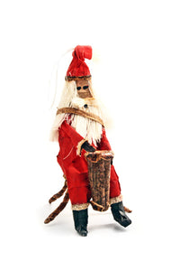 Holiday Ornament: Santa Claus Drummer