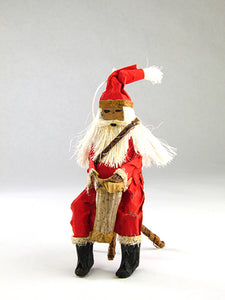 Holiday Ornament: Santa Claus Drummer