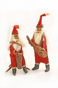 Holiday Ornament: Santa Claus Drummer