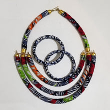 Load image into Gallery viewer, Ankara 3-Row Necklace Sets