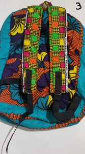 African Print Backpack - Large