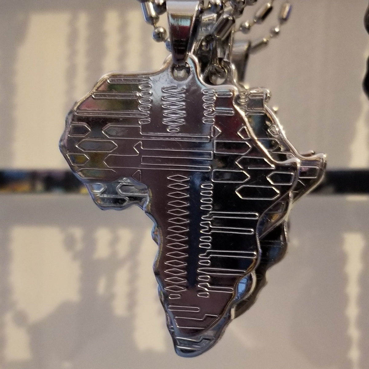 Unisex Silver Africa Chain – Ankara Delights
