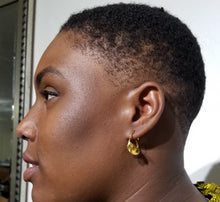 Load image into Gallery viewer, Fulani Gold Twist Earrings