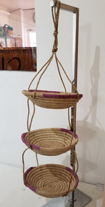 Handwoven 3-Tier Walawa Basket