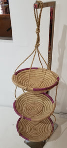 Handwoven 3-Tier Walawa Basket