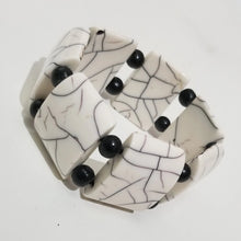 Load image into Gallery viewer, White Bone Elastic Bracelet