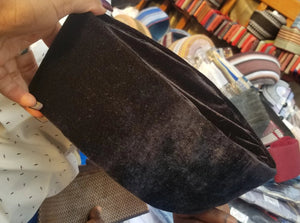 Black Velvet Kufi (African Cap)
