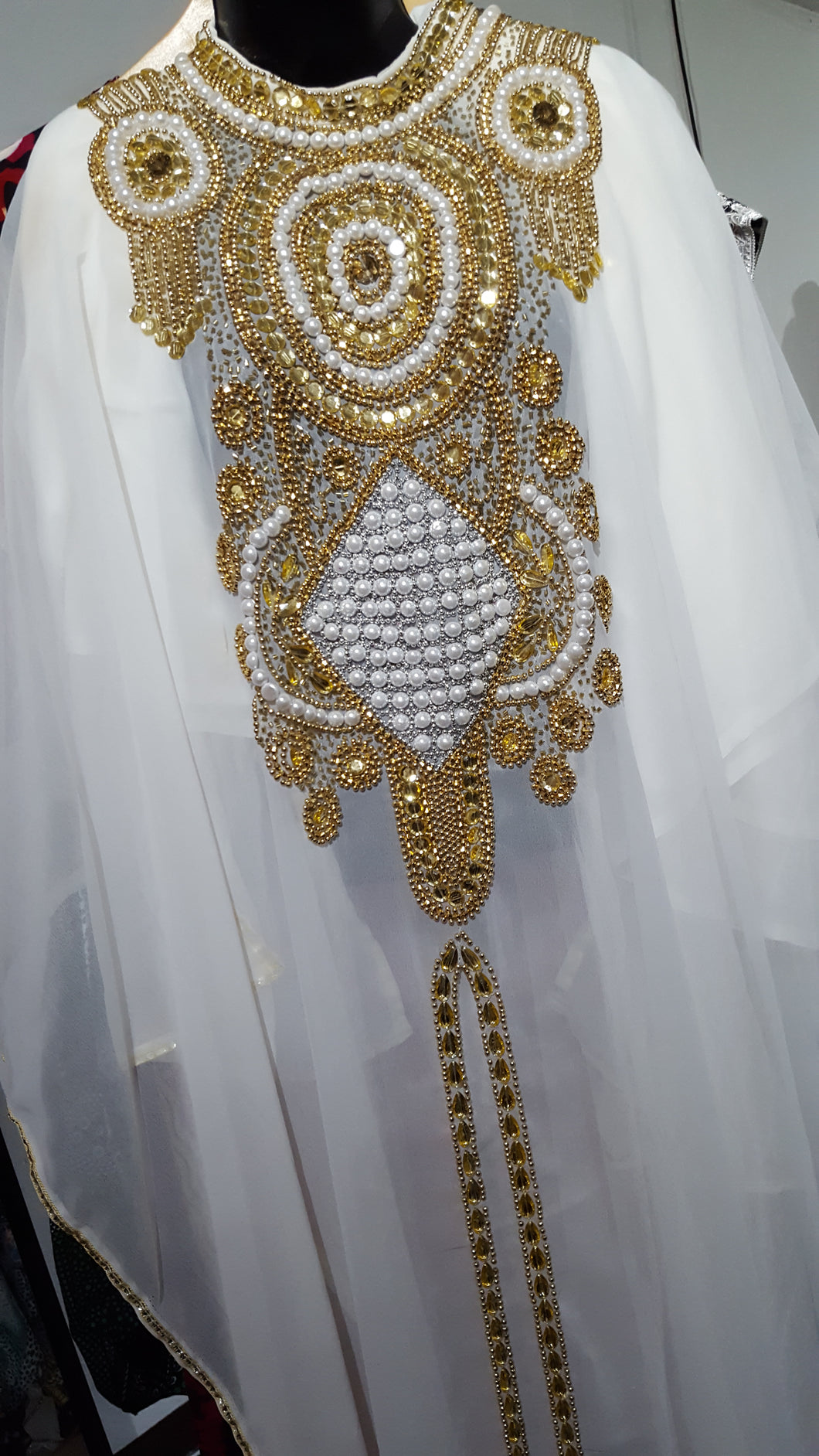 Regal Jeweled Kaftan