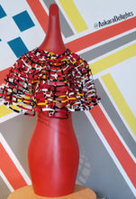 Load image into Gallery viewer, African Print Lattice Cape