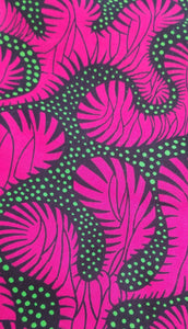 'Pink Tiger' Ankara Fabric (2 yds)