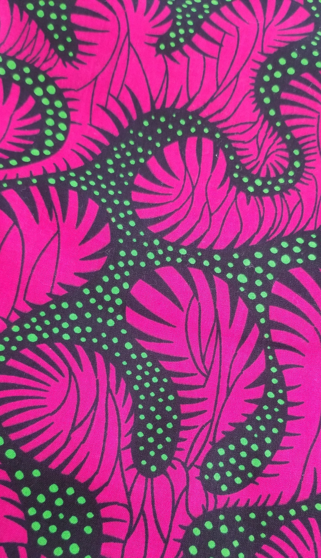 'Pink Tiger' Ankara Fabric (2 yds)