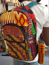 Load image into Gallery viewer, African Print Backpack - Medium