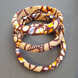 Kitenge (Ankara) Bracelets (Sets of 3)