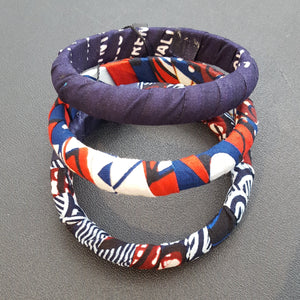 Kitenge (Ankara) Bracelets (Sets of 3)