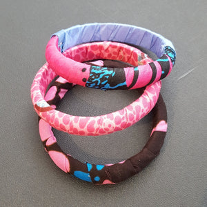 Kitenge (Ankara) Bracelets (Sets of 3)