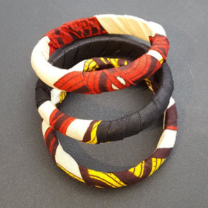 Kitenge (Ankara) Bracelets (Sets of 3)