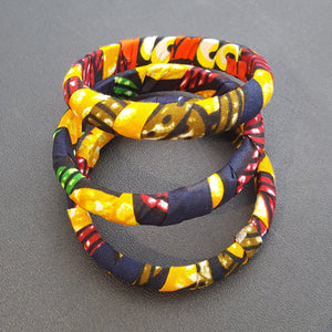 Kitenge (Ankara) Bracelets (Sets of 3)