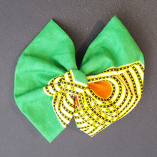 Load image into Gallery viewer, Ankara (Kitenge) Hair Bow Clips