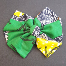 Load image into Gallery viewer, Ankara (Kitenge) Hair Bow Clips