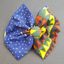 Load image into Gallery viewer, Ankara (Kitenge) Hair Bow Clips