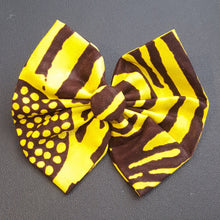 Load image into Gallery viewer, Ankara (Kitenge) Hair Bow Clips