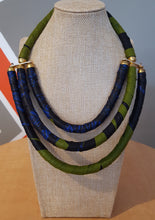 Load image into Gallery viewer, Ankara 3-Row Necklaces