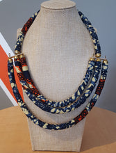 Load image into Gallery viewer, Ankara 3-Row Necklaces