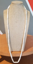 Load image into Gallery viewer, Nigerian White Glass Bead Necklace