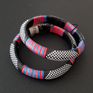 Tuareg Recycled Plastic Bracelet Sets - Small