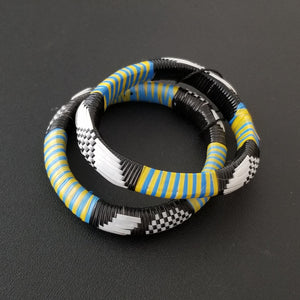 Tuareg Recycled Plastic Bracelet Sets - Small