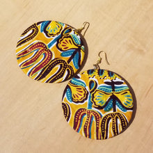Load image into Gallery viewer, Kitenge (Ankara) Circle Earrings - Large