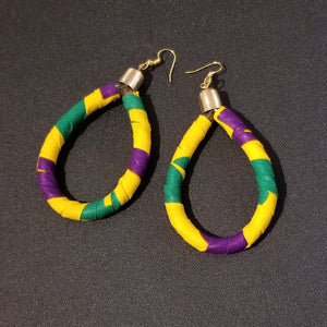Kitenge (Ankara) Teardrop Earrings